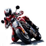 Motorradfahrer Motorradfahrer