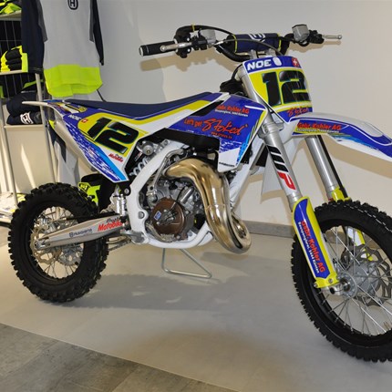 Noe Zumstein Noe #12 auf einer Husqvarna TC 65 2018!!!Wir wünschen Ihm viel Glück in der Rennsaison 2018!!!das Motobike-Team, Bregenz