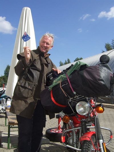 Australier Marc Carmody bei Knobi gestrandet