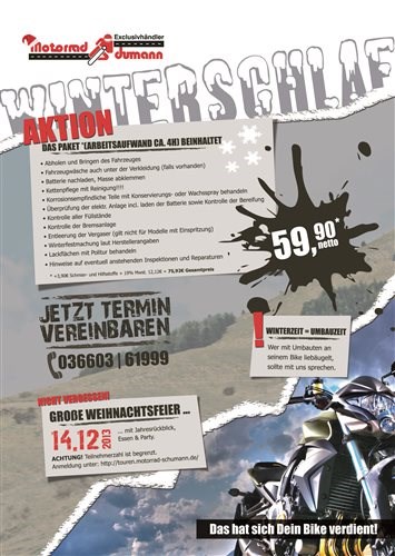 Aktion Winterschlaf