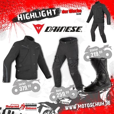 Das perfekte Touren-Outfit aus der aktuellen Dainese Kollektion