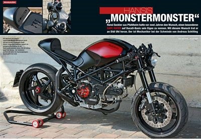 Motorrad Zeitschrift 2r Der umbau ducati monster s2r 1000 Motorrad Zeitschrift 2r Der umbau ducati monster s2r 1000
