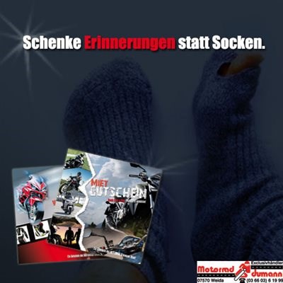 Schenke Erinnerungen statt Socken