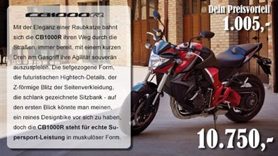Unser Honda Wanted Modell CB1000R