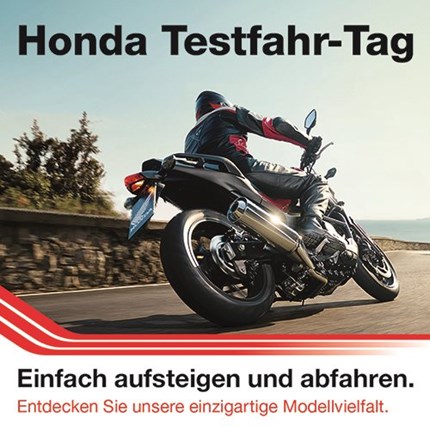 Hondatestfahrtag Probefahrtevent