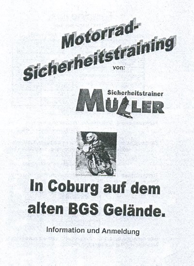Sicherheitstraining am BGS Gelände