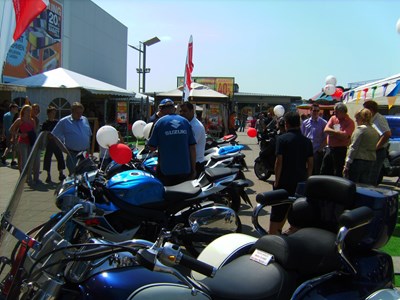 Große Motorradausstellung