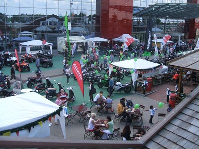 Große Segmüller Motorradaustellung