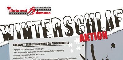 Abgabe der Motorräder zum Winterschlaf