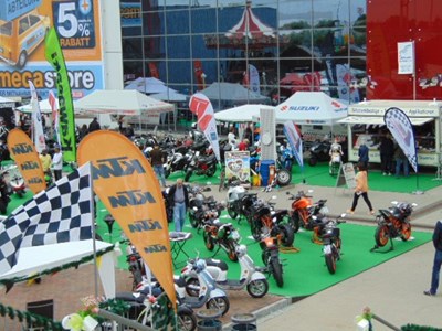 Große Segmüller Motorradaustellung