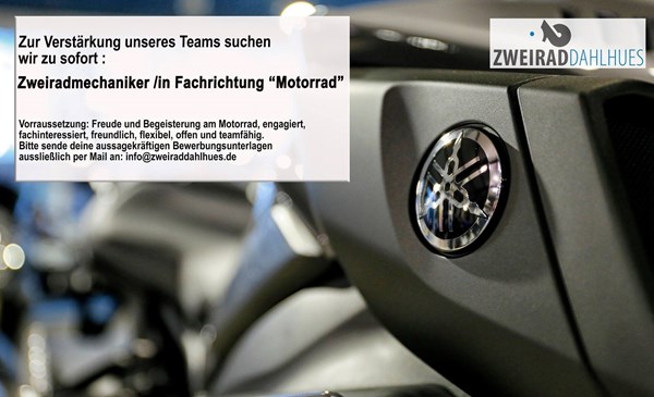 Zweiradmechaniker/in Fachrichtung "Motorrad" Zweiradmechaniker/in Fachrichtung "Motorrad"