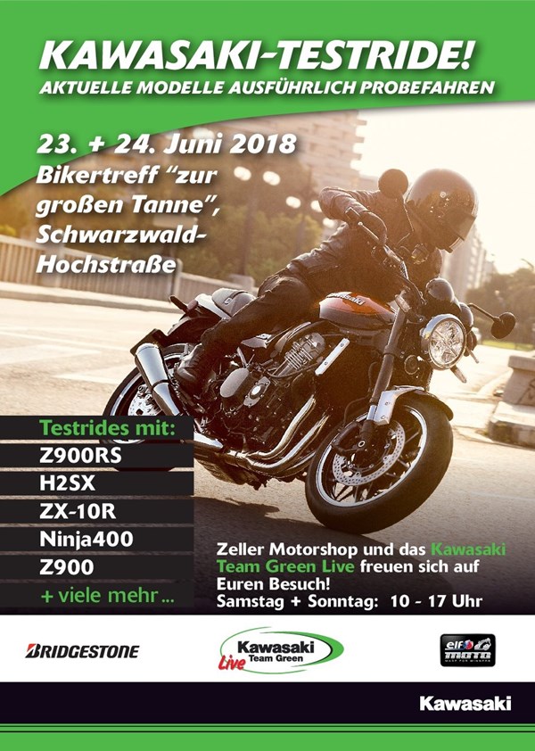 ZELLER MOTORSHOP Testride-Aktion