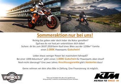 Sommeraktion KTM