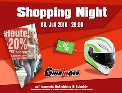 Prozente am Freitag 06. Juli bei Ginzinger