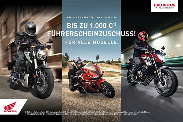 Honda Semmler - Führerschein Aktion geht zu Ende !