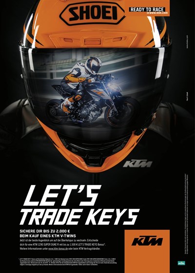KTM "Let's Trade Key" Aktion