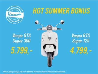 VESPA Hot Summer Bonus