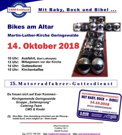 Mit Baby, Bock & Bibel...