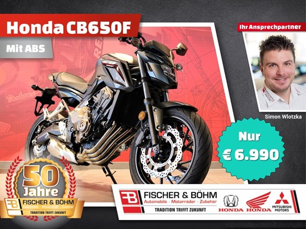 Honda CB650F zum Jubiläumspreis - 10 Maschinen im Angebot