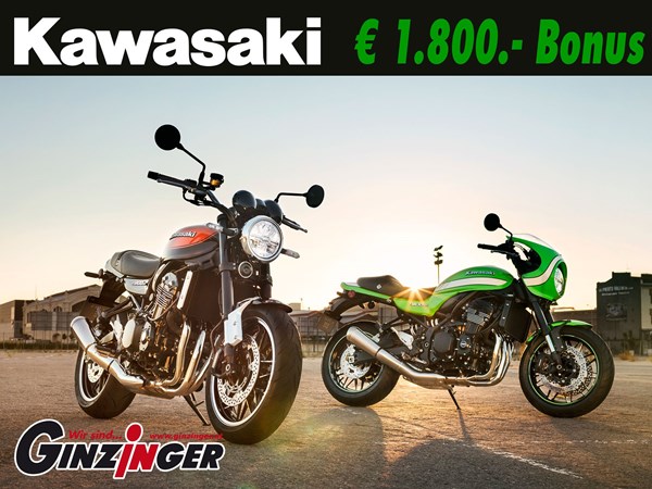 Kawasaki Z900 RS / Cafe jetzt mit 1.800.- Euro Bonus