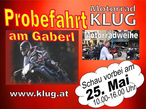 Probefahrt am Gaberl - Motorrad Klug