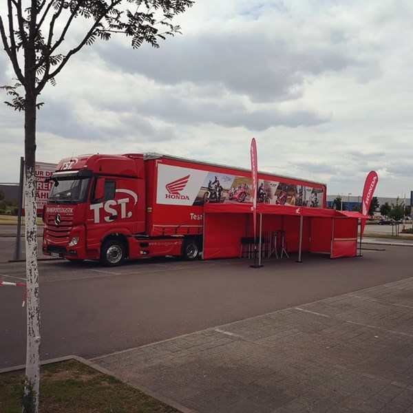Der Probefahrttruck ist bereit!