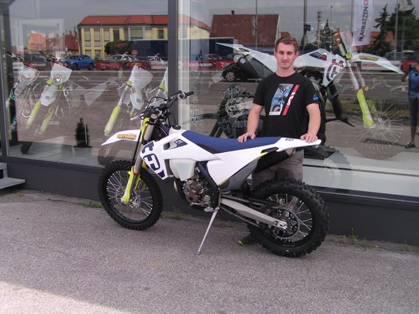 Übergabe der ersten Husqvarna FE 350 / 2020!