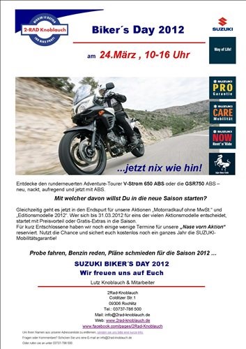 SUZUKI Biker´s Day 2012
