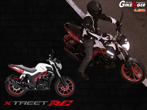 UM Xtreet RC 125 bei Ginzinger