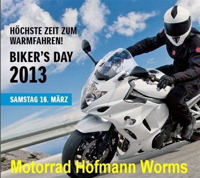 SUZUKI Bikers Day: am 16. März von 10:00 bis 16:00 Uhr - Bild 1 SUZUKI Bikers Day: am 16. März von 10:00 bis 16:00 Uhr - Bild 1