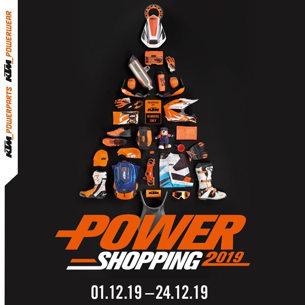 KTM Powershopping noch bis 24.12.2019....