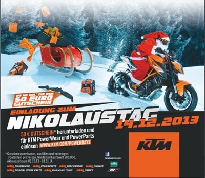 KTM Nikolaustag 2013 am 14.12.2013 !!