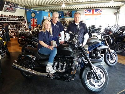 Auszeichnung von TRIUMPH: Dealer Award Platz 1