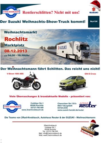 SUZUKI Weihnachts-Truck ...