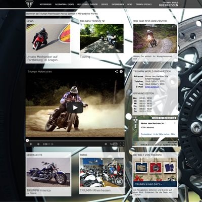 Unsere neue TRIUMPH-Webseite
