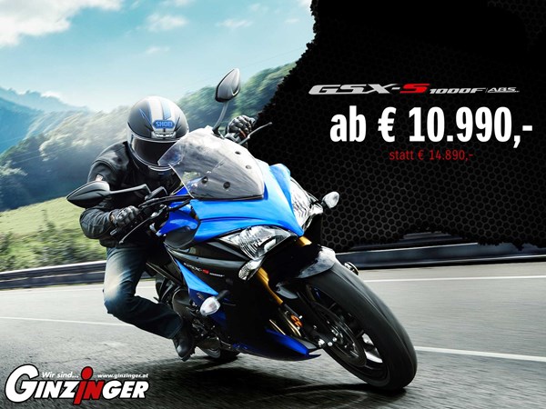 Suzuki GSX-S1000F ab €10.990,-!
