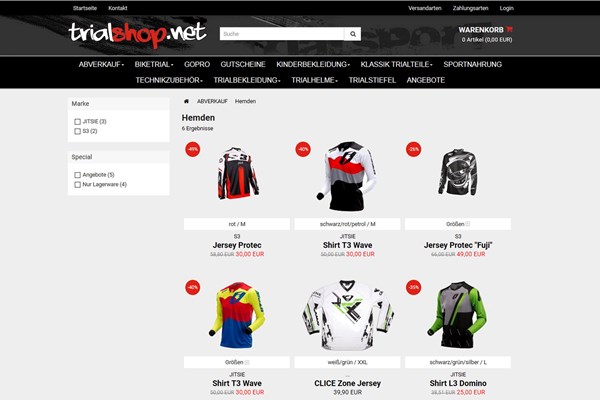 10 Jahre Trialshop.net - 10% Rabatt auf alle Bestellungen