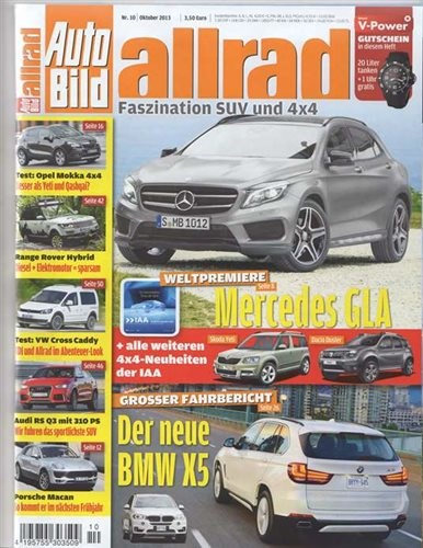Quadix auf Titelseite Autobild Allrad Februar 2014 !!