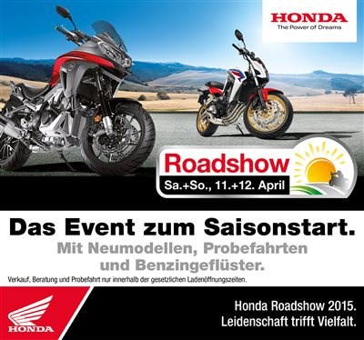 Honda Semmler - Road Show 11.+12. April