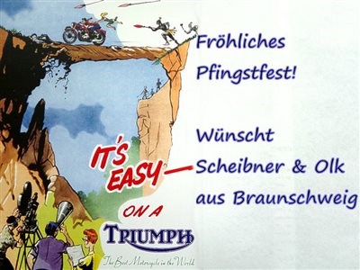 FRÖHLICHES PFINGSTFEST wünscht SCHEIBNER & OLK aus BRAUNSCHWEIG