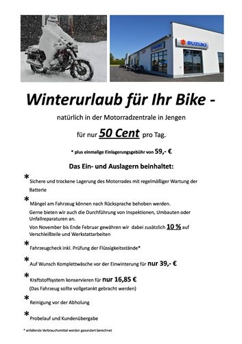 *** Wintereinlagerung ***