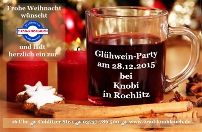 Frohe Weihnacht und willkommen zur Glühwein-Party...