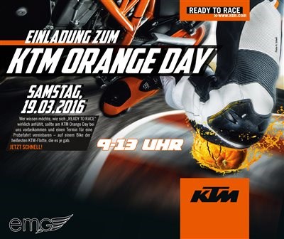 KTM Orange Day - 19. März