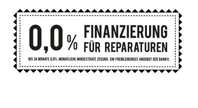 0% Finanzierung für Reparaturen!