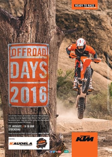 Enduro Testtag am 27.8. in Stockerau