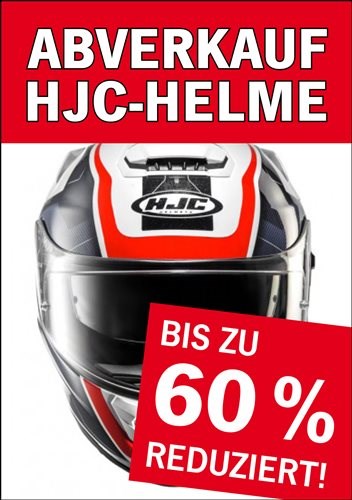 Abverkauf HJC-Helme! bis zu 60% reduziert