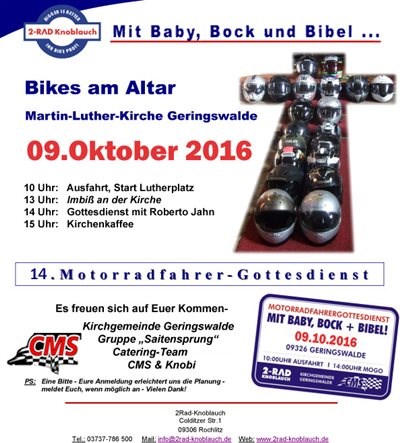 Mit Baby, Bock & Bibel...