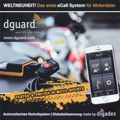 Das erste Motorrad eCall System der Welt: dguard®.