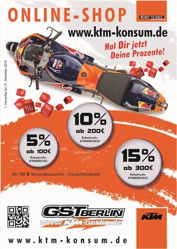 Weihnachtsaktion Onlineshop www.ktm-konsum.de