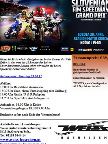 Bus zum Speedway GP 29.4.17 Krsko